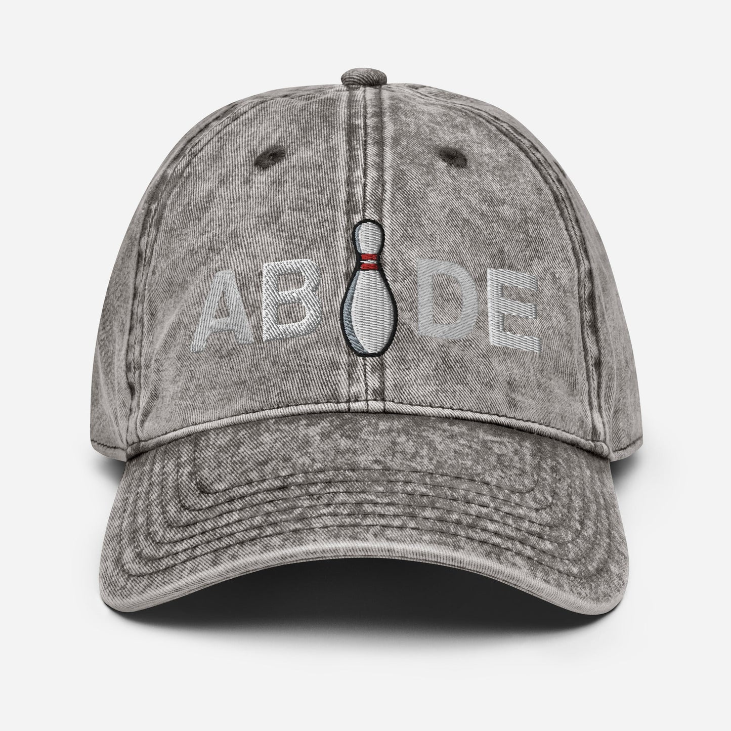 Abide Bowling Pin | Lebowksi Acid Wash Dad Hat