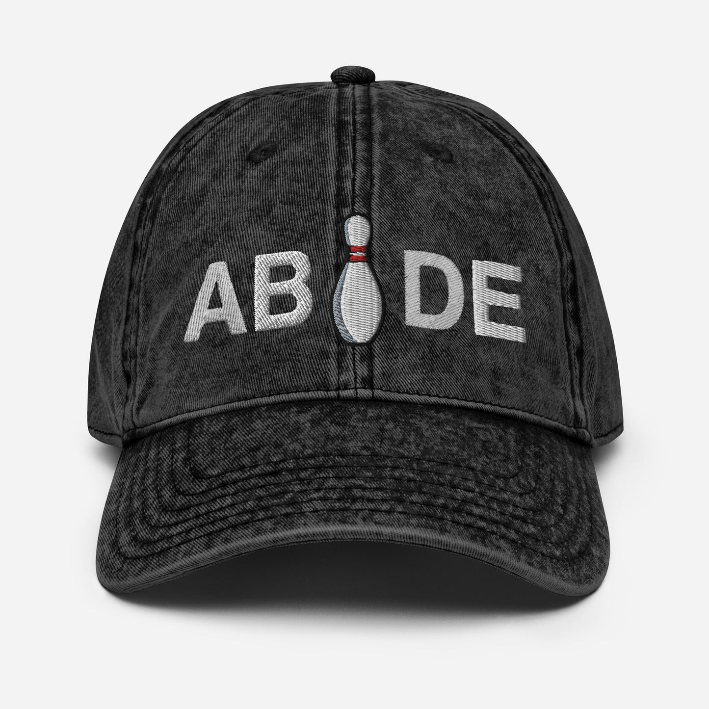Abide Bowling Pin | Lebowksi Acid Wash Dad Hat