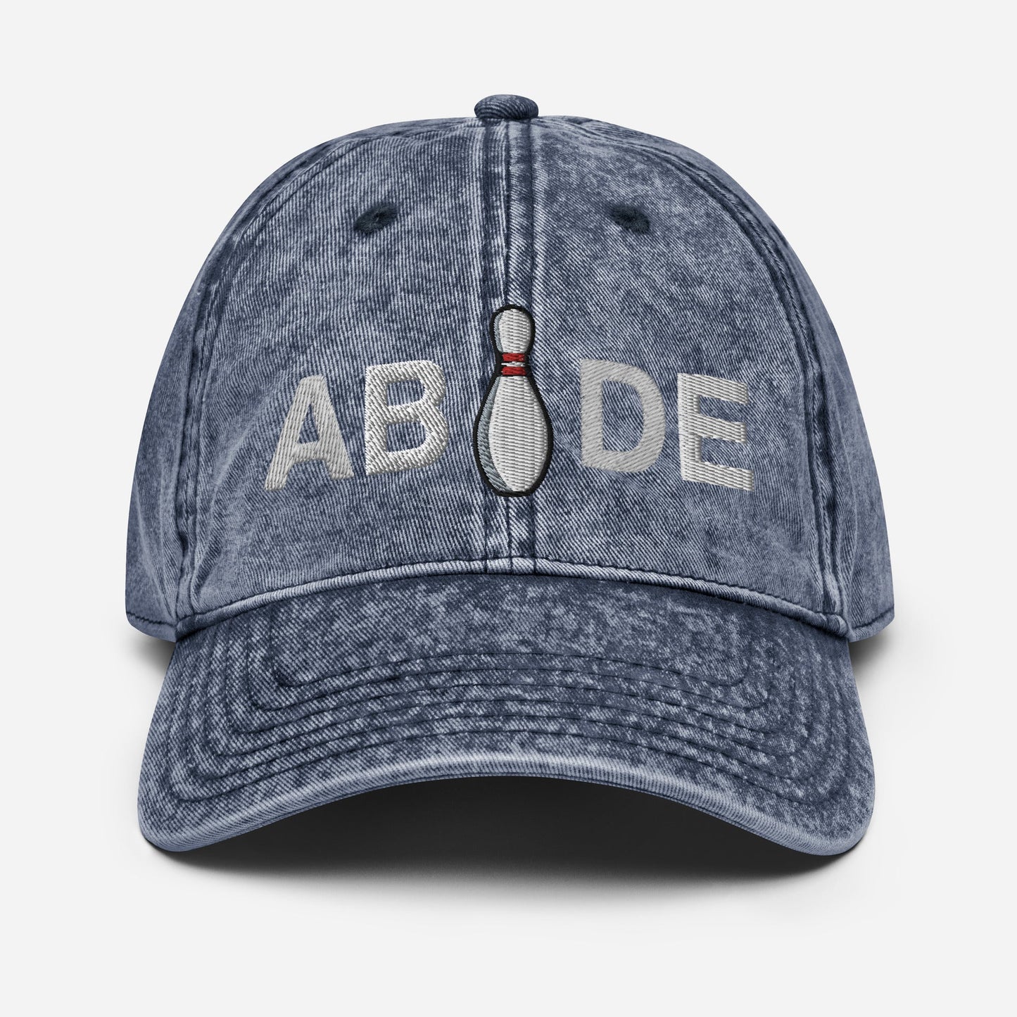 Abide Bowling Pin | Lebowksi Acid Wash Dad Hat