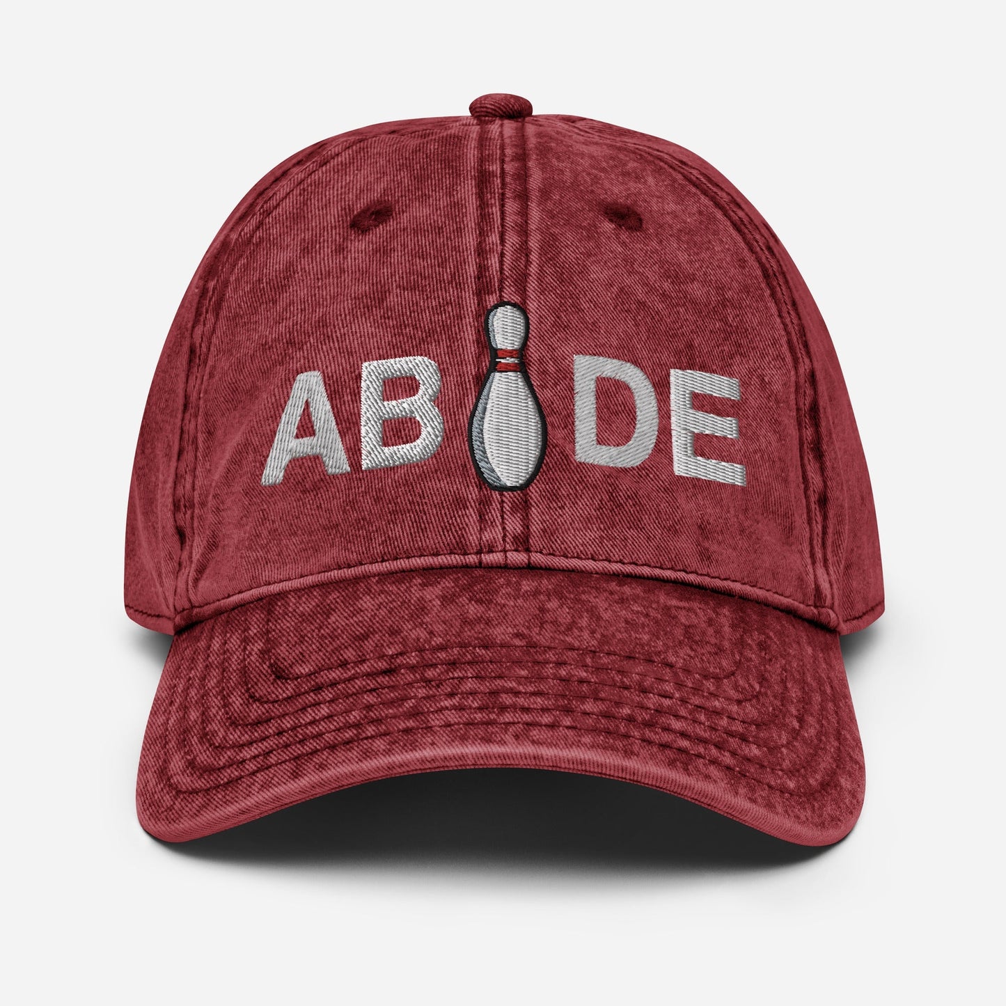 Abide Bowling Pin | Lebowksi Acid Wash Dad Hat