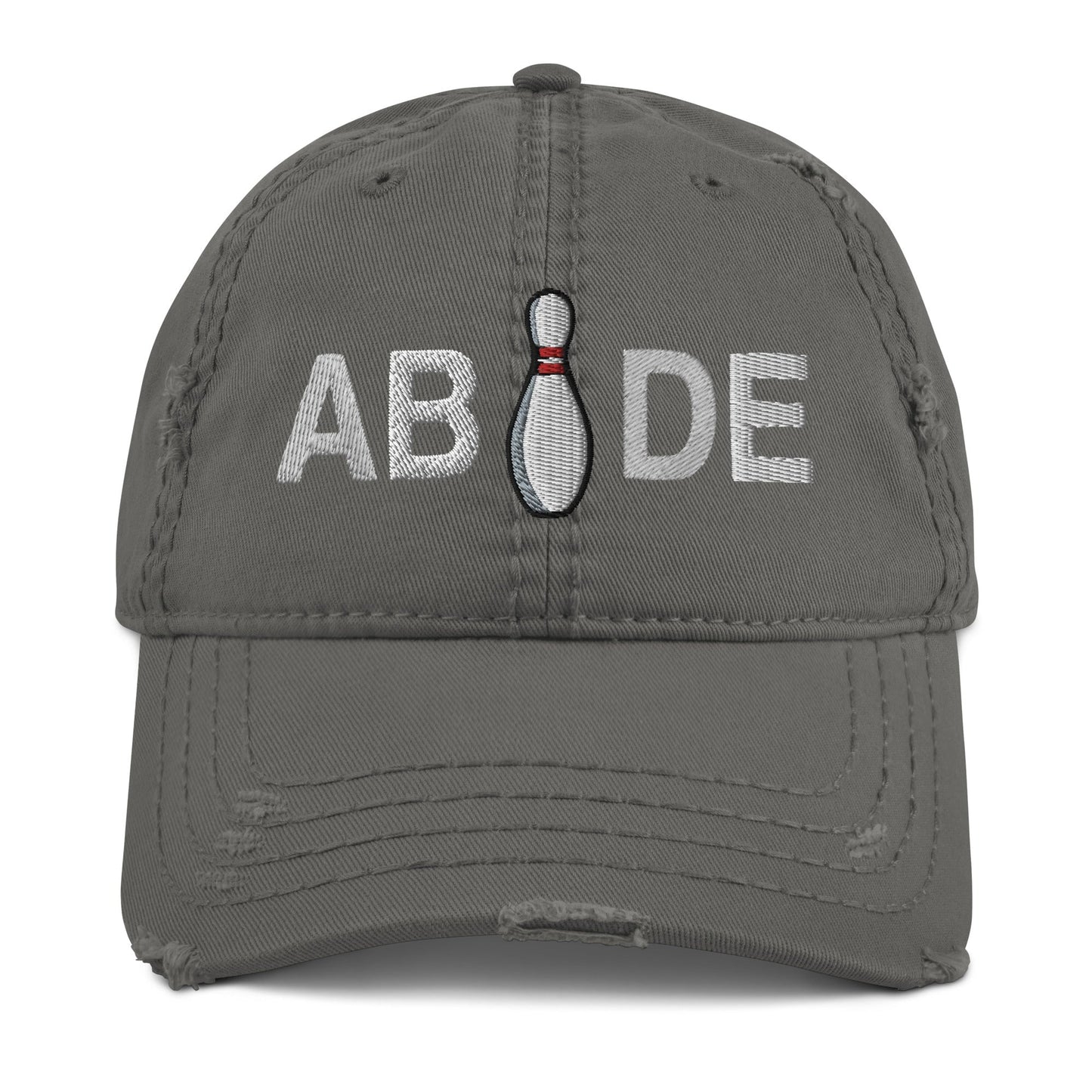 Abide Bowling Pin | Lebowski Distressed Dad Hat