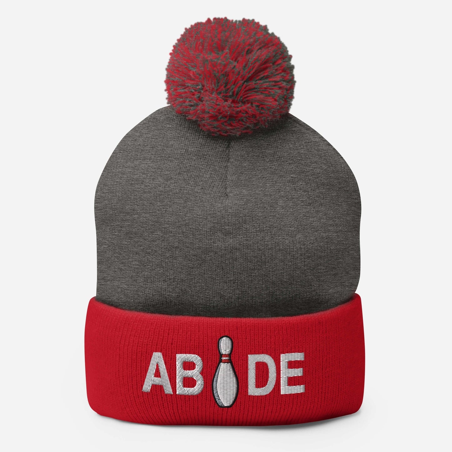 Abide Bowling Pin | Lebowski Pom-Pom Beanie