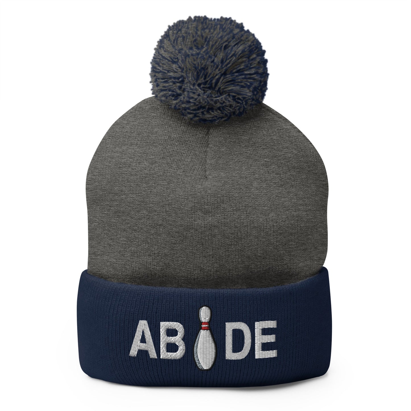Abide Bowling Pin | Lebowski Pom-Pom Beanie