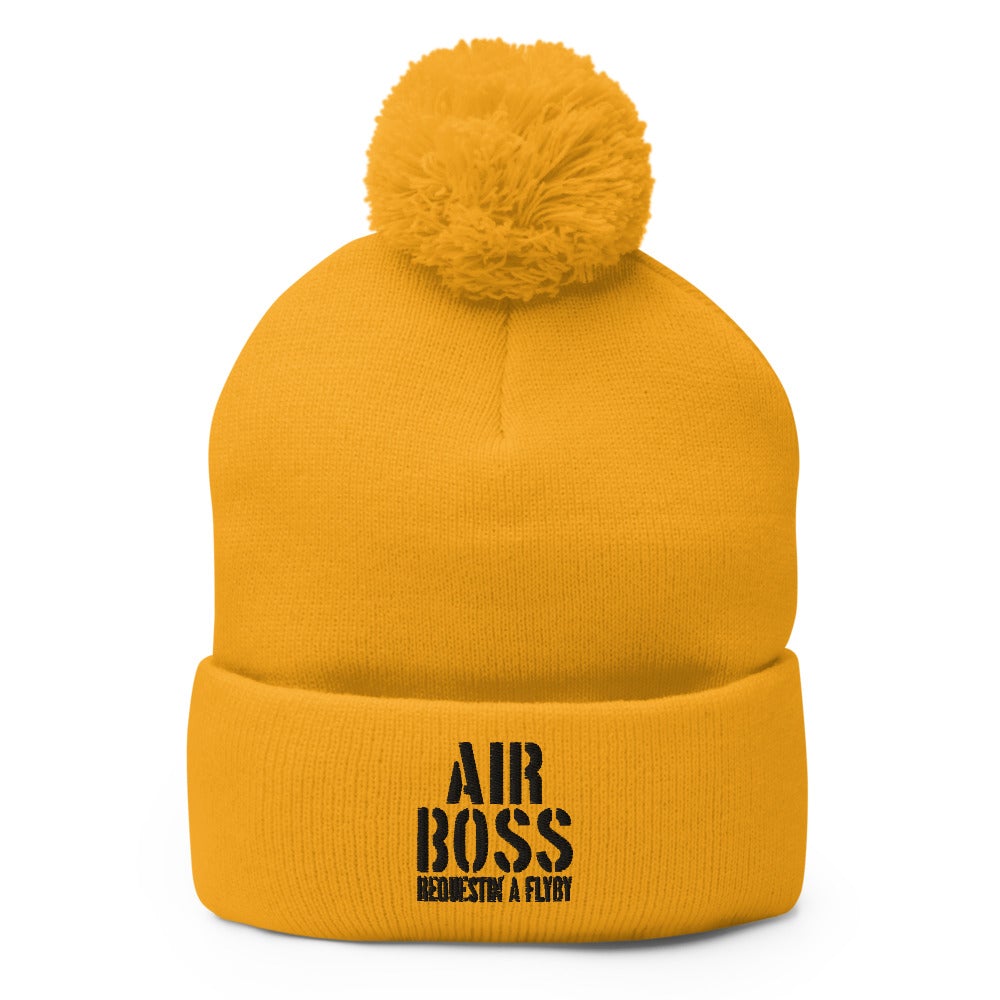 Air Boss Requesting a Flyby | Top Gun Pom-Pom Beanie