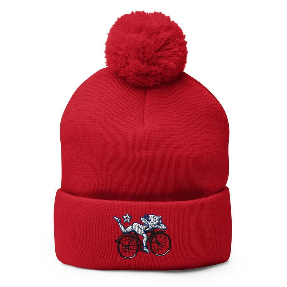 Albert Hofmann Ride 1943 | Trippy Raver Pom-Pom Beanie