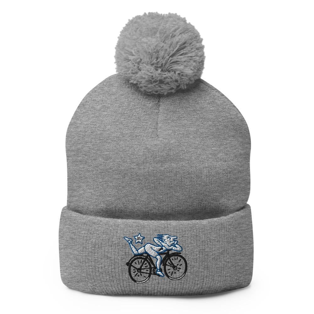 Albert Hofmann Ride 1943 | Trippy Raver Pom-Pom Beanie