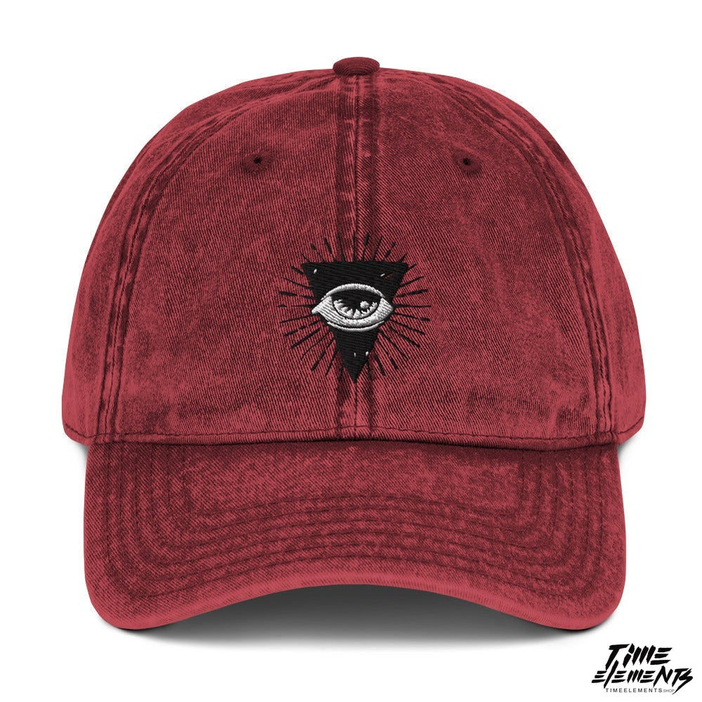 All Seeing Eye - Esoteric | Funky Gothic Acid Wash Dad Hat