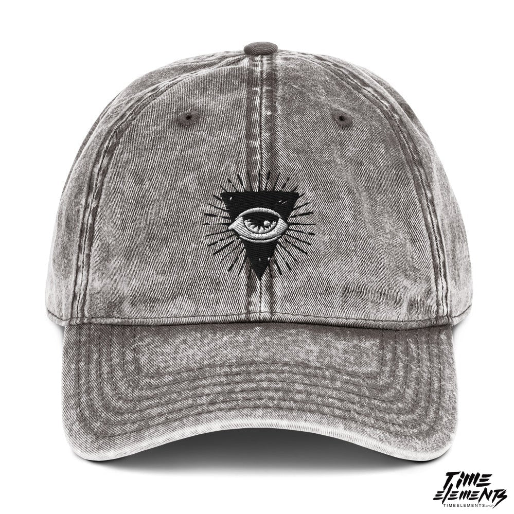 All Seeing Eye - Esoteric | Funky Gothic Acid Wash Dad Hat