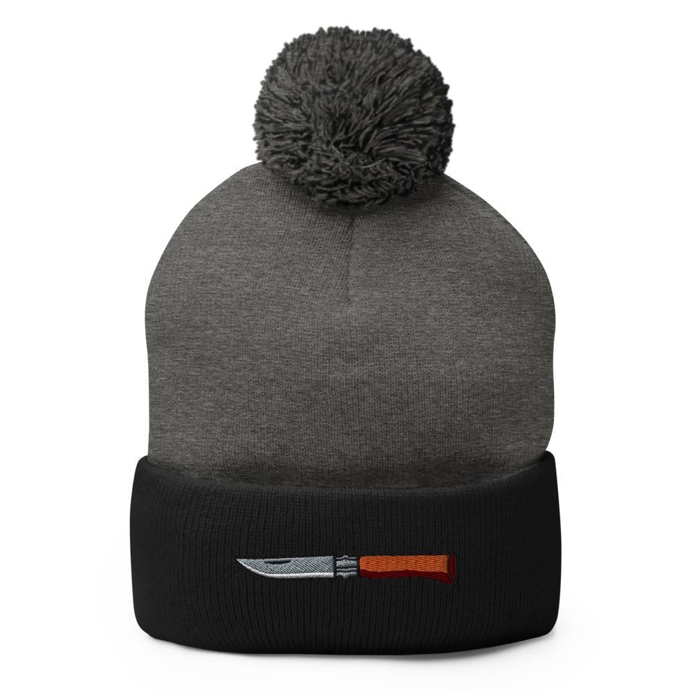 French folding Knife - Boy's Toy | Handyman Hipster Pom-Pom Beanie