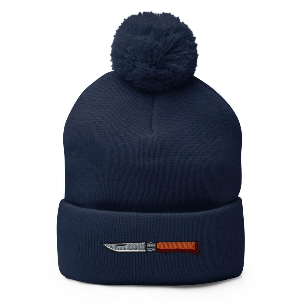 French folding Knife - Boy's Toy | Handyman Hipster Pom-Pom Beanie