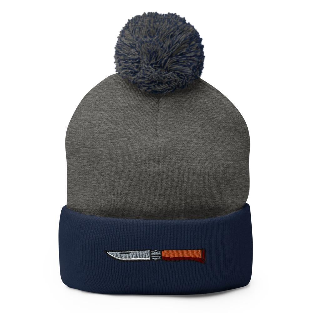 French folding Knife - Boy's Toy | Handyman Hipster Pom-Pom Beanie