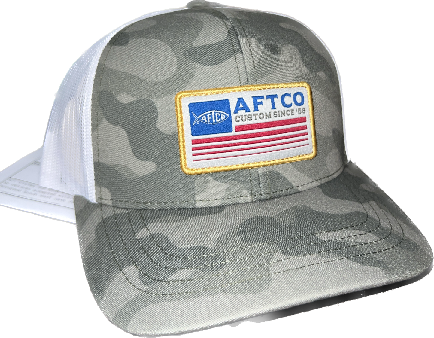 AFTCO Crossbar Trucker- Green OG Camo