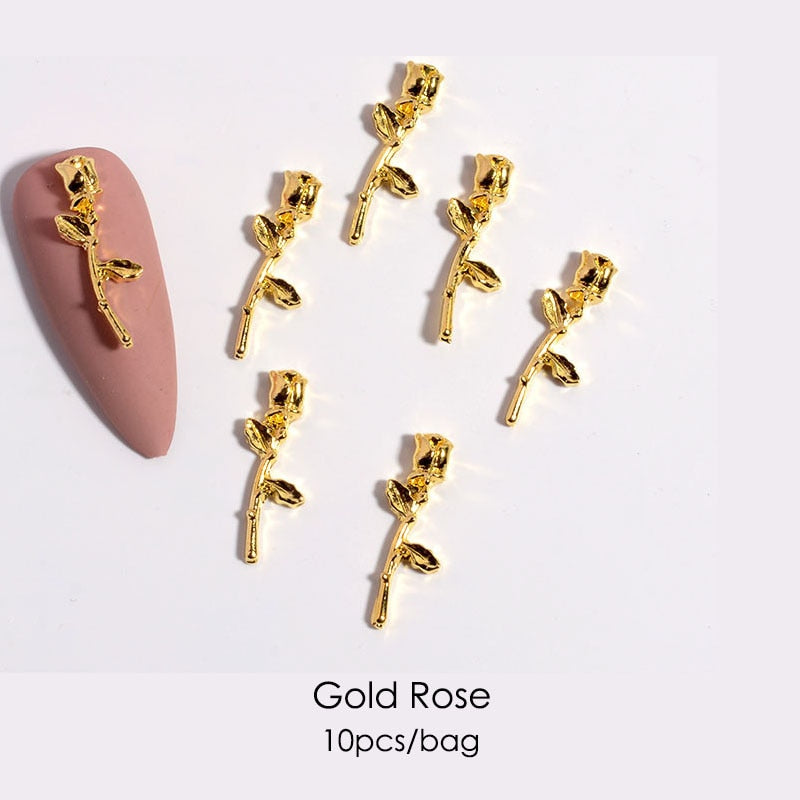 3D Kawaii Pink Cat False Nails