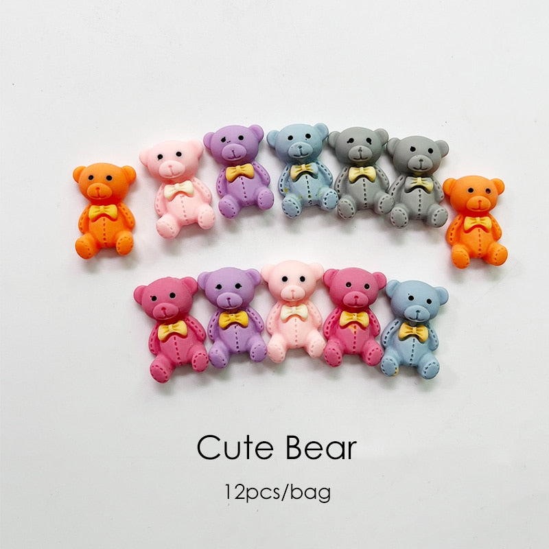 3D Kawaii Pink Cat False Nails