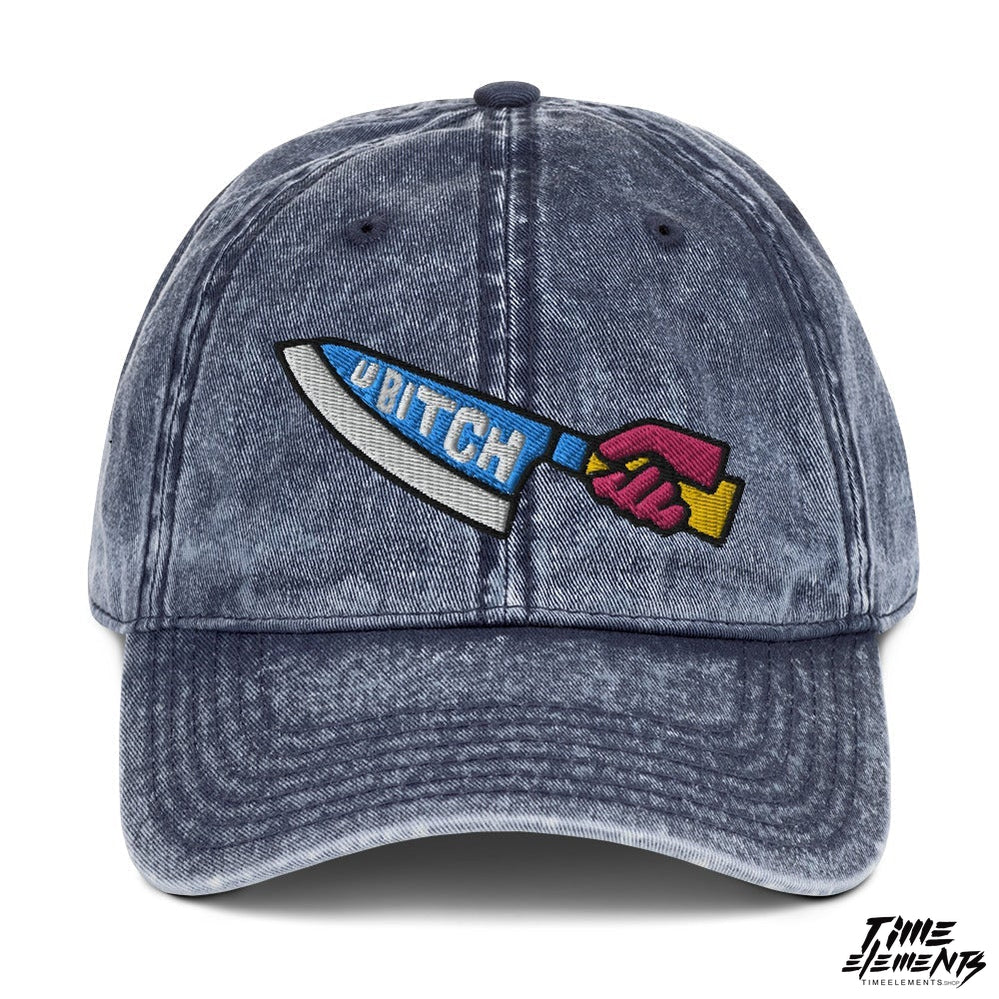 U BITCH | Badass Fashionable Acid wash Dad Hat