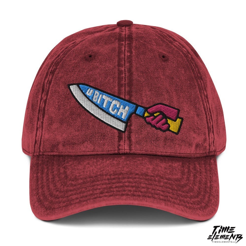 U BITCH | Badass Fashionable Acid wash Dad Hat