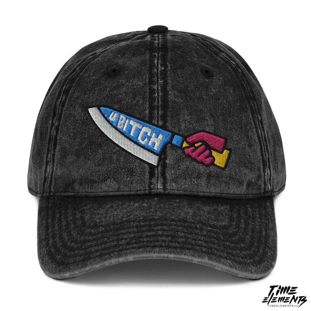 U BITCH | Badass Fashionable Acid wash Dad Hat