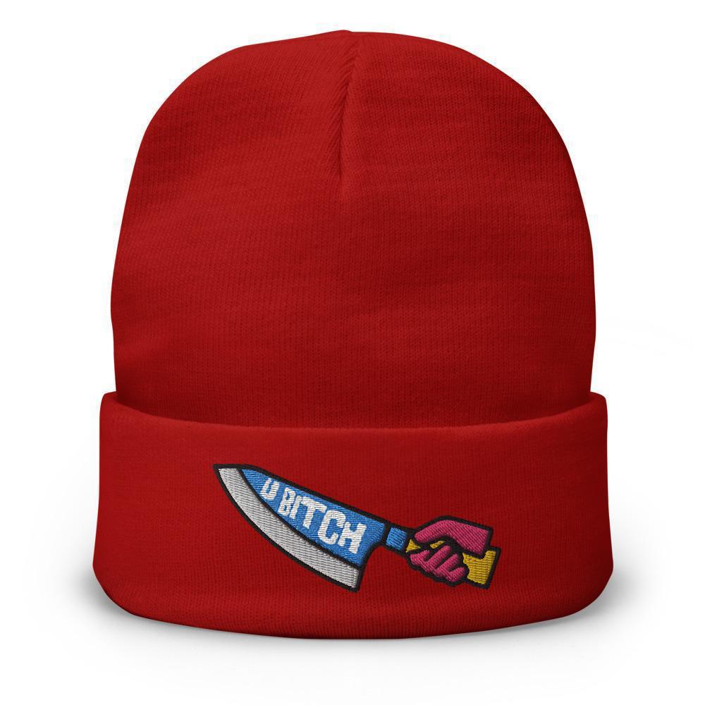 U BITCH | Badass Fashionable Cuffed Beanie