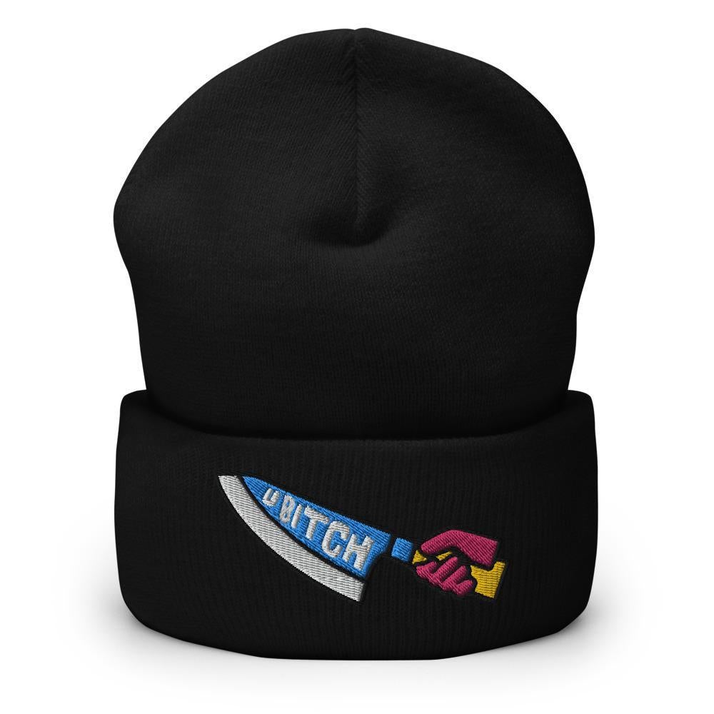 U BITCH | Badass Fashionable Cuffed Beanie