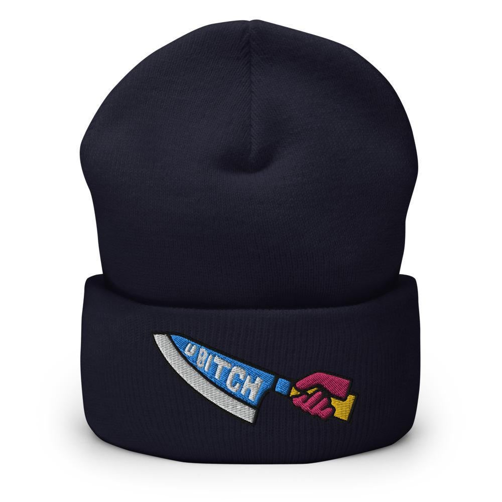 U BITCH | Badass Fashionable Cuffed Beanie