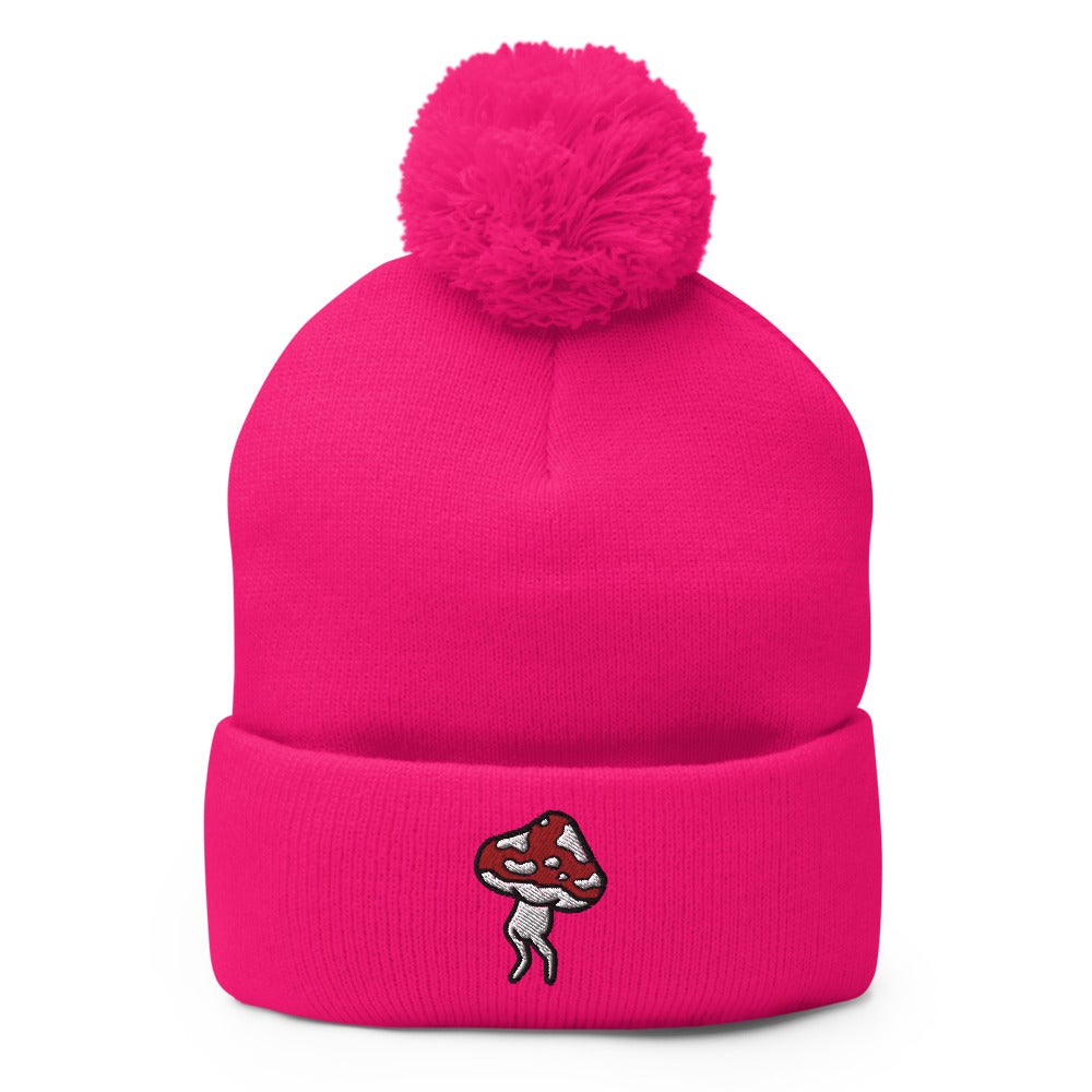 Walking 'Shroom | Psychonaut Pom-Pom Beanie