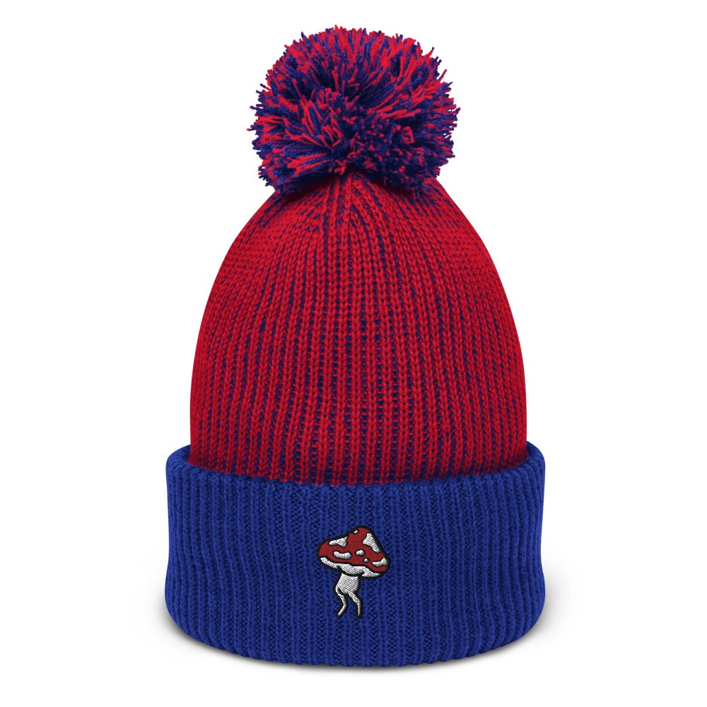 Walking 'Shroom | Psychonaut Pom-Pom Beanie