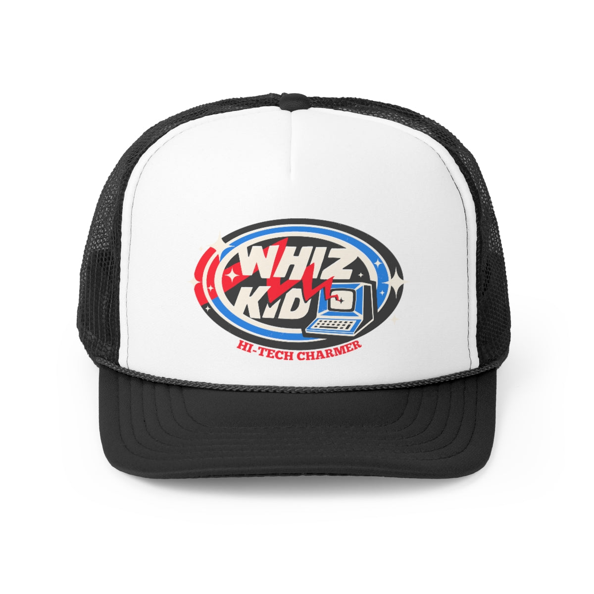Whiz Kid Hi-tech Charmer | Retro Geek Trucker Hat