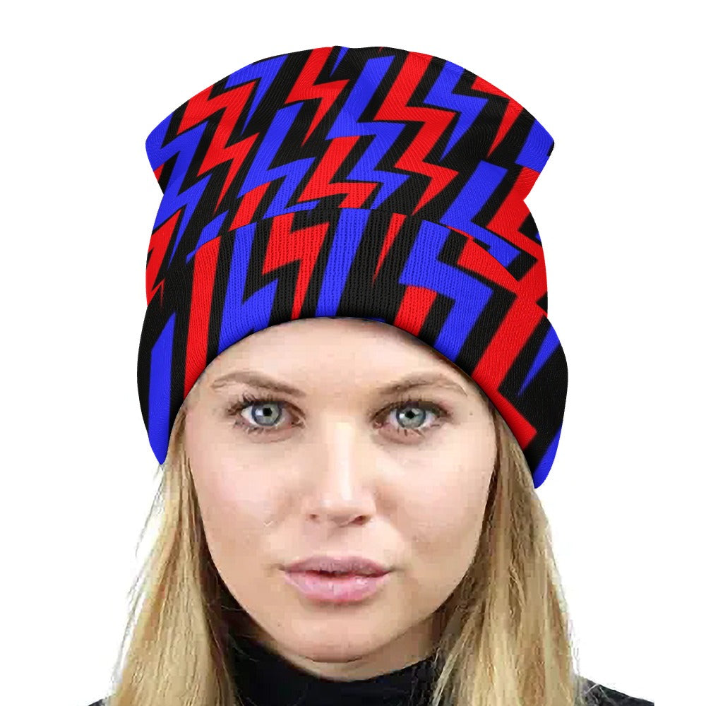 Bowie's Thunderbolts Cuffed Beanie