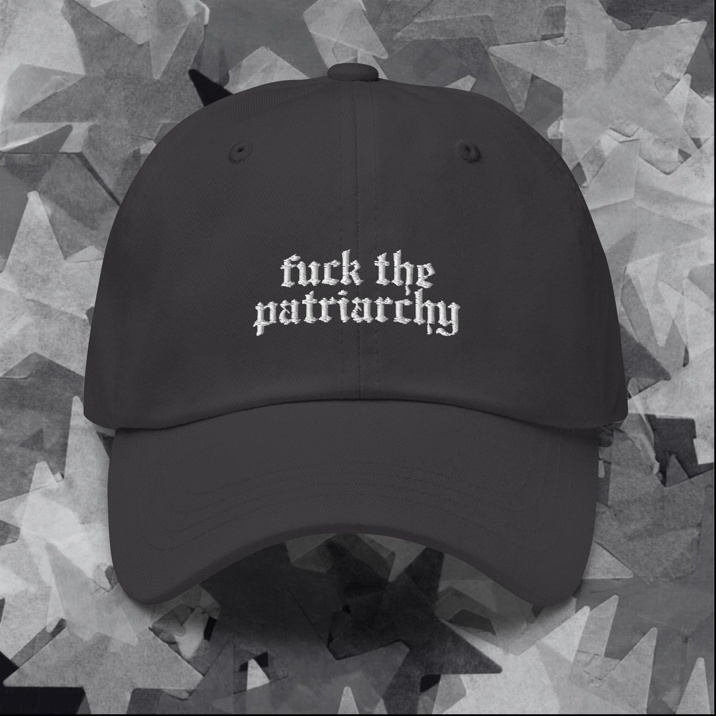 All Too Well 'fuck the patriarchy' - Embroidered Dad hat - Red RedTV
