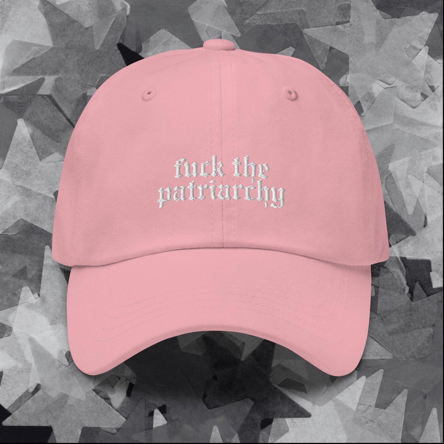 All Too Well 'fuck the patriarchy' - Embroidered Dad hat - Red RedTV