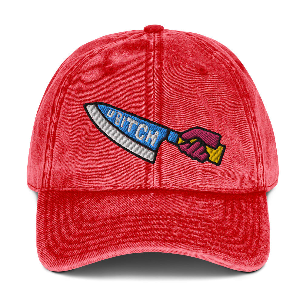 U BITCH | Badass Fashionable Acid wash Dad Hat