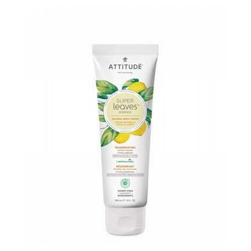 Attitude, Natural Body Cream, Energizing 8.1 Oz
