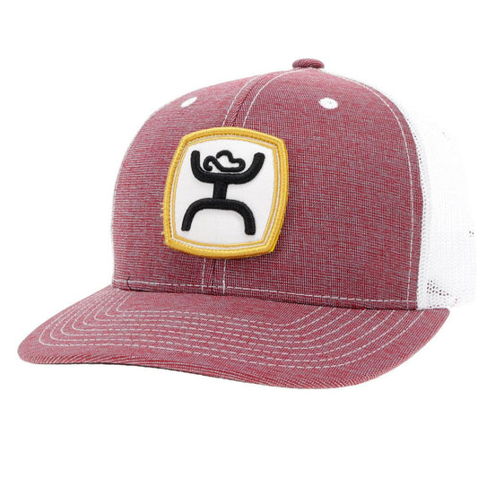 "Zenith" Burgundy/White Hat