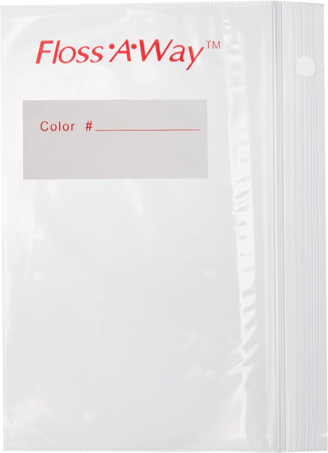 ACTION BAG FL100 Floss-A-Way Organizer-3"X5" 100/Pkg