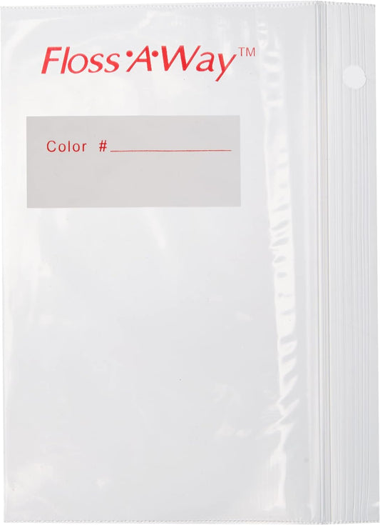 ACTION BAG FL100 Floss-A-Way Organizer-3"X5" 100/Pkg