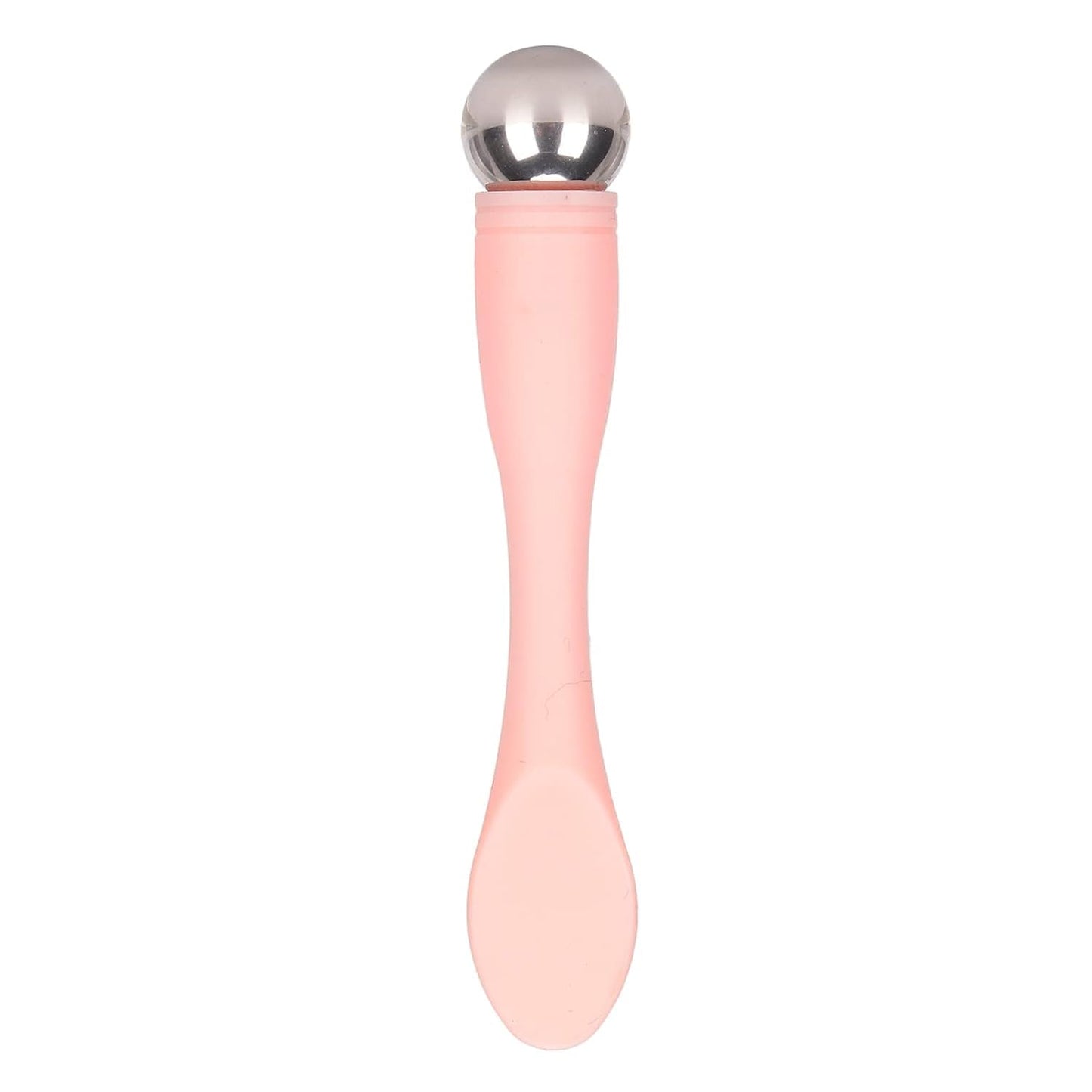 JCKWMFKE Pink Eye Cream Spatula Roller Eye Cream Applicator Stick Reduce Puffiness Reduce Dark Circles Ergonomic Eye Treatment Creams for Face Massage