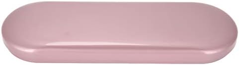 Tweezer Case, Metal Tweezers Storage Box Dust Proof Clip Supplies Organizers Container Professional Eyelashes Tools Holder with Cover for Extensions Eyeliner Pencil Lash Makeup Brush(Rose Red)