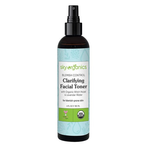Sky Organics, Blemish Control Clarifying Facial Toner, 6 Oz