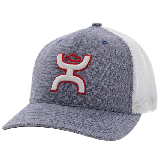 Youth "Coach" Denim/White Flexfit Hat