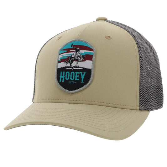 "Cheyenne" Tan/Grey Flexfit Hat