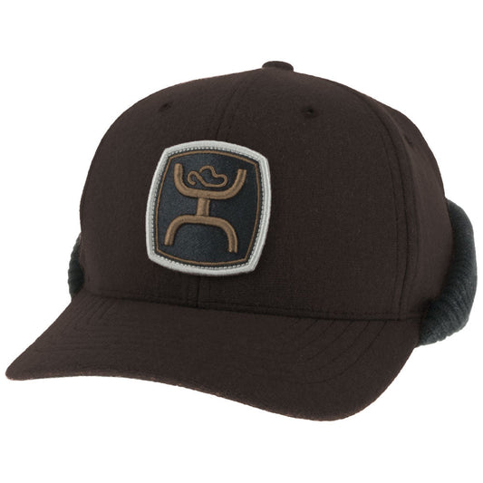 "Out Cold" Brown/White Flexfit Hat