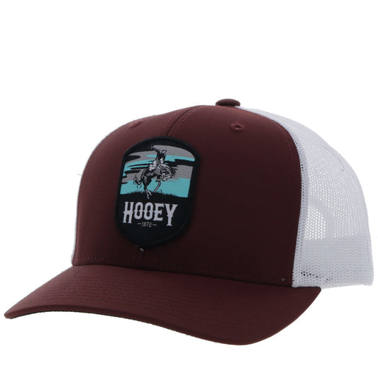 Youth "Cheyenne" Maroon/White Snapback Hat