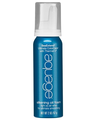 AQUAGE Silkening Oil Foam, Travel Size, 2 fl oz