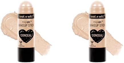 Wet n Wild MegaGlo Makeup Stick Conceal and Contour Neutral Follow Your Bisque,1 Ounce,807 (Pack of 2)