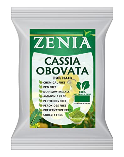 Zenia 100% Pure Neutral Henna Powder (Cassia Obovata) | 200 grams (7 oz) | Colorless Henna for Hair | Natural Hair Conditioner | for Silky, Soft & Shiny Hair