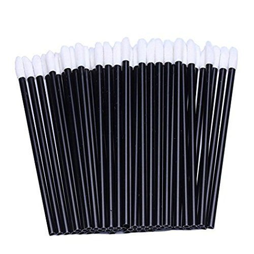 300 Pieces Lip Applicators Disposable Lip Brush Doe Foot Applicator Lip Gloss Brushes Lipstick Wands Tool Kits