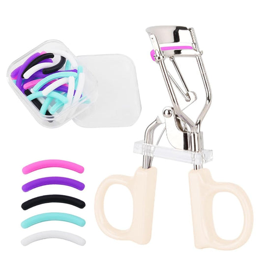 31pcs Carbon Steel Eyelash Curler Set with Assortment Color Refill Pad, High Hardness Long Lasting Easy Grip for Girls to Create Delicate and Curled Eyelashes(Size:3.94 x 1.38 x 4.41inch)