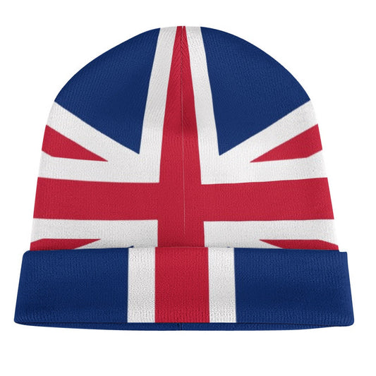 Union Jack British Flag | Punk Rock Cuffed Beanie
