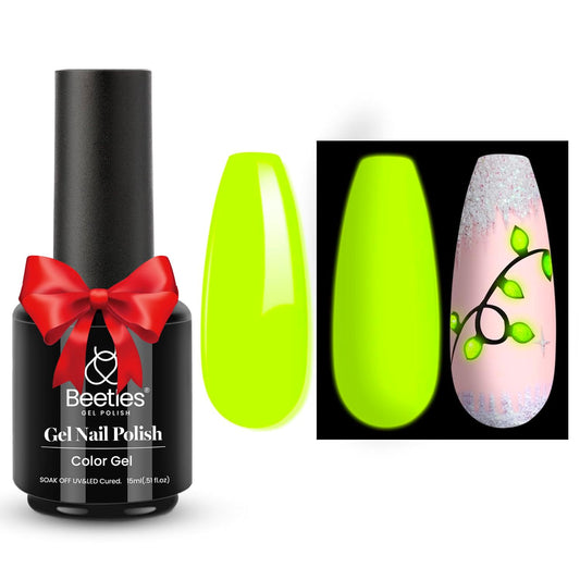 beetles 15 ml Neon Gel Nail Polish Glow in the Dark Decoration Luminous Yellow Noctilucent Green Solid Color Soak Off Uv LED Lamp DIY Manicure Salon at Home Gift for Women
