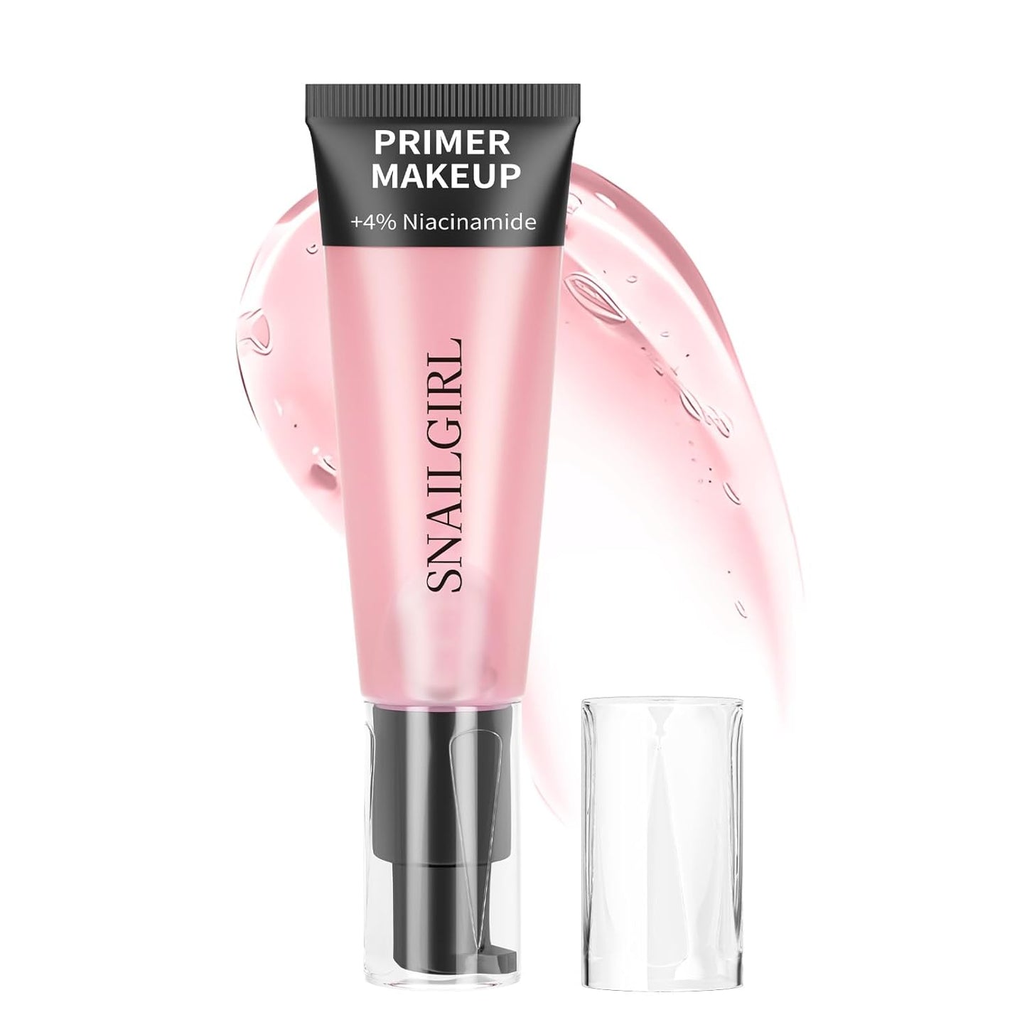 Brighten Face Makeup Primer Gel-Based Moisturizing Facial Foundation Primer for Evening Skin Tone Long-Lasting Power Grip Primer 24ml (Pink)
